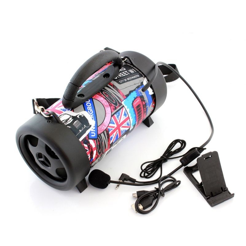 Boxa Bluetooth copii, 5W, microfon, slot USB TF, radio FM, forma gentuta - imagine 10